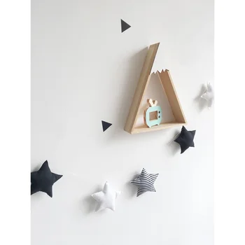 Nordijska Zvezda, Luna niz okraski jaslice šotor, posteljo, otroška soba z okrasnimi plašč 5 zvezdic niz Doma Dekoracijo