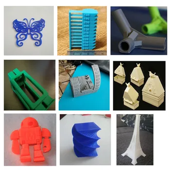 NORTHCUBE 3D Tiskalnik, ki z Žarilno 1.75 mm ABS Nitke 1 kg Materiali za Tiskanje 3D Tiskanje Plastičnih pregledne Žarnice rdeča