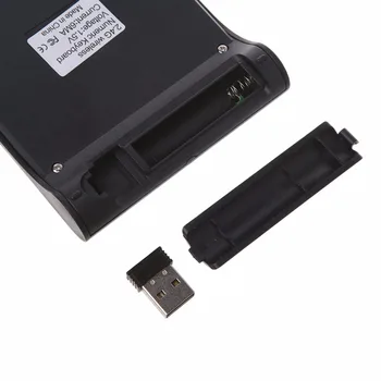 Nov Prenosni 2.4 G Brezžični Številčno Tipkovnico USB Številko Pad 18 Tipke Digitalna Tipkovnica Tipkovnica Črna Za Prenosni RAČUNALNIK Desktop