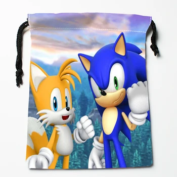 Nov Prihod Sonic Hedgehog Risanka Vrvico Vrečke po Meri za Shranjevanje Natisnjeni Prejeli Vrečko Vrsto Vrečke za Shranjevanje Vrečk Velikosti 18X22cm