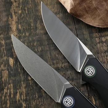 Nov Strah ribe PF848 zložljiva noži D2 jekla rezilo prostem G10 ročaj nož za kampiranje na prostem EOS orodje, žep lovski nož
