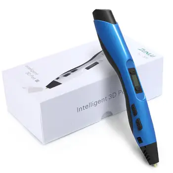 Nova 3D Pero SL300 Inteligentni 3D Tiskanje Pero LCD Zaslon Slikarstvo PLA/ABS Žarilno Ustvarjalno Orodje, Modra barva 3d pero