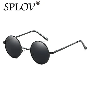 Nova Blagovna Znamka Oblikovalca Klasičnih Polarizirana Okrogla Sončna Očala Moških Majhne Vintage Retro Očala Ženske Vožnje Kovinskih Očal