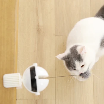 Nova Električna Avtomatsko Dviganje Mačka Žogo Igrača Interaktivni Puzzle Smart Hišnih Mačk Žogo Teaser Igrače Za Hišne Oskrbe Dvižni Električni Kroglice