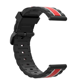 Nove Modne Silikonske Vijugasto Watchbands Za Huawei Watch GT 2 46 mm/Galaxy Watch 3 45 mm Zamenjava Pasu Šport Band Watch Deli