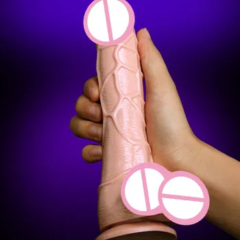 Novo 360 Rotacijski Big Realističen Dildo, Vibrator Mehki Silikonski Realističen Penis Vibracije za Pare Lesbain Gay Sex Igrače za Ženske