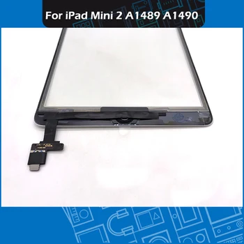 Novo A1489 A1490 LCD Zaslon Plošča Računalnike Sprednji Dotik Stekla Za iPad Mini 2 Prikažite Popravila Zamenjava z Gumb za Domačo stran
