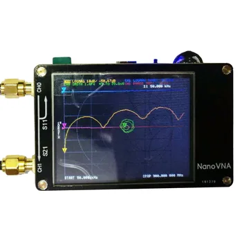Novo NanoVNA za 2,8 palčni na Dotik LCD HF VHF UHF UV Vektorski Analizator Omrežja 50KHz - 300MHz Antena Analizator z baterijo I4-001