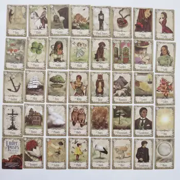 Novo Tarot krova oracles kartice skrivnostno prerokovanje Iz Vrtnic Lenormand oracles krova za ženske, dekleta kartice igra družabne igre