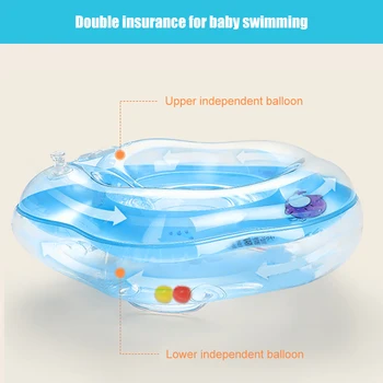 Novorojenček Napihljivi Plavalni Ovratnik Baby Bazen Dodatki Baby Cev Obroč Plavati Vratu Obroč Varnost Swiming Napihljive Tube