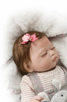NPK 49 CM za celotno telo, silikonski prerojeni baby doll dvojčka fant in dekle bebes prerojeni strani rdeče barve kože, korenine las nepremočljiva kopel igrača