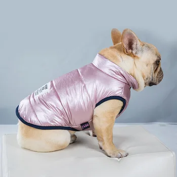 Oblačila za pse, Jeseni in Pozimi Bombaž Toplo Telovnik Pet Plašč francoski Buldog Chihuahua Oblačila Psi Suknji Pet Kostum ropa perros