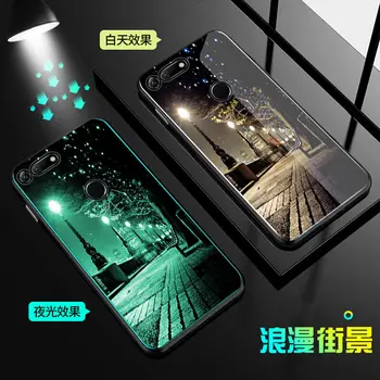 Ohišje Za Huawei Honor Prikaz 20 Primeru Svetlobna Kaljenega Stekla Nazaj Kritje Za Huawei P20 Mate 20 Pro Lite Nova 2S 3 4 8X Max Pro P30