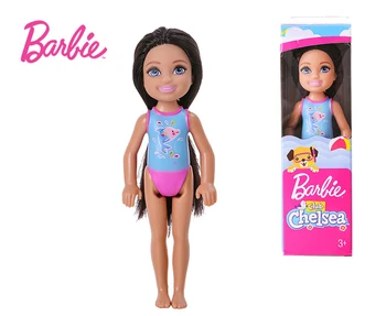 Original Klub Chelsea Barbie Lutke, Mini Žep Barbie Baby Igrače za Dekleta Poletje Play Beach Juguetes Lutke za Dekle Kopalke Set