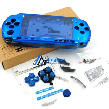 Originalna Kakovost Modra Celoten Sklop, Ohišje Lupino Kritje velja za PSP 3000 Popravilo Delov z izvijačem