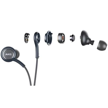 Originalni Samsung S10 3,5 mm Slušalke za V uho Žični Mikrofon Nadzor Glasnosti Slušalke za AKG Galaxy S10E S9 S8 S7 S6 Plus Opomba 8 9 A50