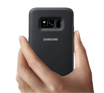 Originalni Samsung Silikona Primeru Mobilni Telefon Primere, Mobilni Telefon Ohišja Silikonski pokrovček za Samsung Galaxy S8 S8+ S8 Plus