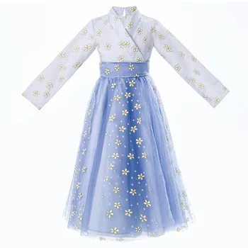 Otroci, Dekleta Obleke Hanfu Starodavni Kitajski Slog Tradicionalnih Princesa Obleko Hanfu Cosplay Kostum Dekle Tang bo Ustrezala Hanfus vestido