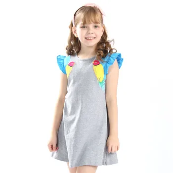 Otrok Dekleta Obleke 3-12T Dinozavri Poletje Princesa Bombaž Baby Dekleta Obleke Nov Prihod Vroče Prodaja Otroci Stranka Oblačila