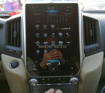 Ouchuangbo android 9.0 Tesla car audio predvajalnik radio za Land Cruiser VXR Industriji 2016-2019 stereo 13,3 palca gps 4+64GB