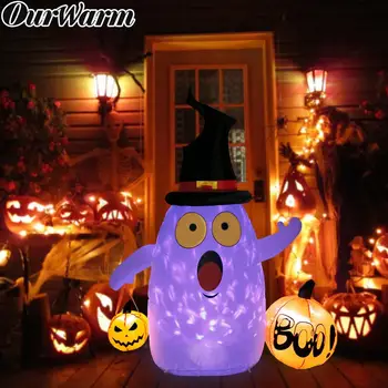 OurWarm 5x4ft Halloween Party Napihljivi Pumkin Prostem Strašno Dekoracijo Nepremočljiva Dacron Krpo Napihljivi Halloween Dekoracijo