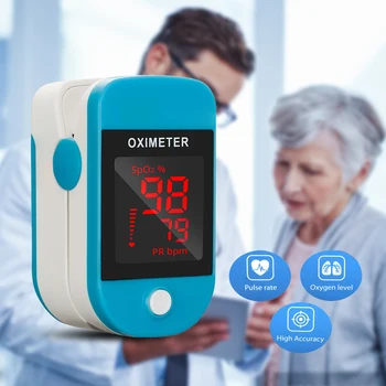 Oximeter prst posnetek srčnega utripa, spremljanje prst kisika, srčni utrip utrip krvi kisik nasičenost detektor