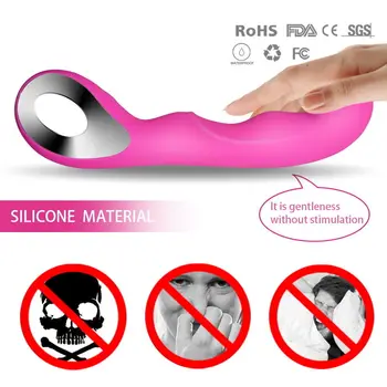 Palico massager 10 Hitrosti Silikonski USB Polnilne Nepremočljiva G Spot Vibratorji Močne Erotično Klitoris Vibrator Sex Igrača za Ženske