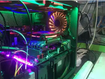 Pccooler fan rgb 12 cm računalnik pc primeru hladilni ventilator precej RGB čarobno nastavljiva LED 120mm CPU hladilnik Vode, hladilnik, filter za prah