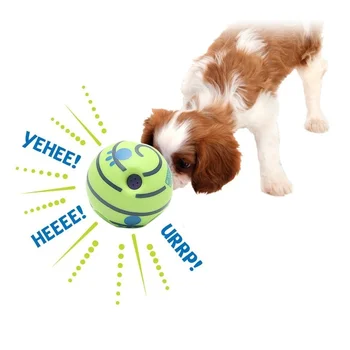 Pes hoja igrače Smešno clucking kroglice Hišne mačke in psi igrače Silikonski skoki interaktivni toysTraining ballsSmall psi