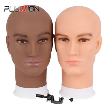 Plussign Realne Plastičnih Moški Model, Manekenka Lutke Glavo Klobuk/ Lasuljo/ Maska/Sunglass Zaslon,Manikin Glave Lasuljo Zaslon