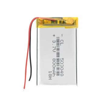 Ponudbe litijeva baterija litij-polimer baterija za ponovno Polnjenje 503048 800 mah 3,7 V Za MP3, MP4 MP5 GPS, PSP SREDI Bluetooth Slušalke