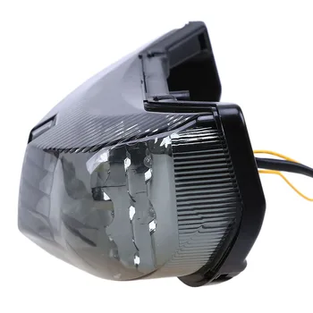 POSSBAY Integrirano motorno kolo LED Zadaj Rep Luč Zavorni Lučka za Motor Indikator Vključite Opozorilne Luči 12V za Yamaha FZ1 FZ8 06-12