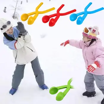 Pozimi Sneg Žogo Za Kavo Pesek Plesni Orodje Otroci Igrače Sneg Zajemalka Za Kavo Posnetek Snežne Kepe Boj Na Prostem Športa Otrok Igrača Posnetek Nastavitev