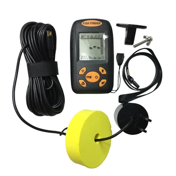 Prenosni Ribe Finder Sonar C Alarm Pretvornik Fishfinder 0.7-100 m ribolov echo c z Baterijo z angleščino Zaslon