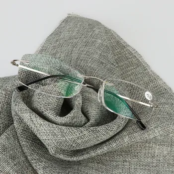 Presbyopia očala Zložljiva Lahka, Prilagodljiva Pomnilnik Titana Rimless Obravnavi Očala oculos de grau 1.0 1.5 2.0 2.5 3.0 3.5
