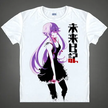Prihodnost Dnevnik T Shirt Anime T-shirt Poletje Kratkimi Rokavi Tshirt Moški Ženske Otroci Tee Vrhovi Oblačila Harajuku Oblačila Kawaii
