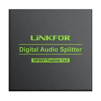 Proster 3 Vrata SPDIF Toslink Optični Digitalni Avdio Splitter 1x3 pretvornik 1 V 3 od Podporo za LPCM 2.0 DTS, AC3 DAC za PS3