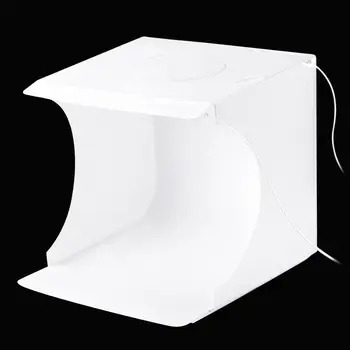 PULUZ Mini Foto Studio Set 2LED Luči+22 cm Shadowless Lučka Softbox Lightbox Fotografija Pribor Za Izdelek Ustrelil Razsvetljavo