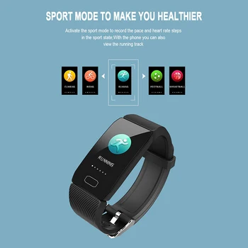 Q1 Pametna Zapestnica Fitnes Tracker Zaslon Smart Pasu, Krvni Tlak, Srčni Utrip Smartband Nepremočljiva Moški Ženske Trgovina