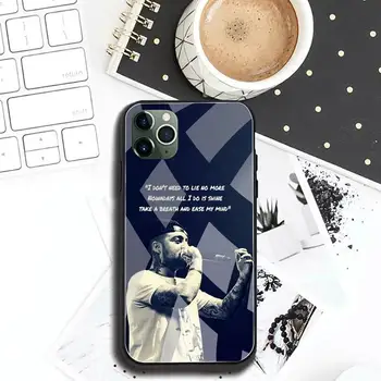Rapper Mac Miller Telefon Primeru Kaljeno Steklo Za iPhone 11 XR Pro XS MAX 8 X 7 6S 6 Plus SE 2020 primeru
