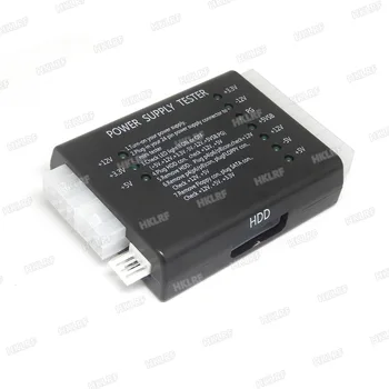 Računalnik PC Napajanje Tester za Preverjanje 20/24 pin PSU ATX SATA HDD Meter Preskuševalnik