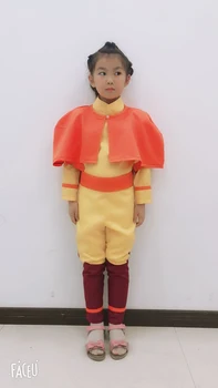 Risanka Avatar: The Last Airbender Aang Cosplay Kostum Fancy Obleko za Odrasle in Otroke, Cosplay Oblačila Halloween Uniform po Meri