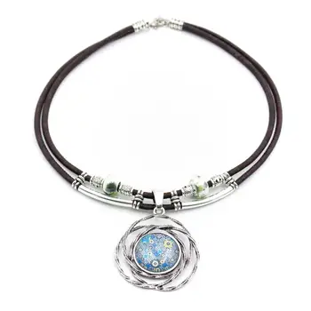 Rjava plute s portugalsko vzorec ogrlica Original ročno ženske ogrlica za ženske ogrlica N-194-MIX-5