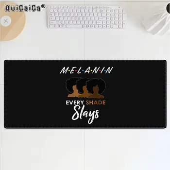 RuiCaiCa Afro Black Magic Girl Kraljica Melanin Poppin Gume PC Gaming Računalnik mousepad Brezplačna Dostava Velik Tipkovnice Mat