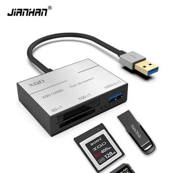 SD Kartice, USB 3.0 XQD kartic Tipa c, Visoka hitrost 5Gbps XQD 2.0 USB 3.0 Bralnik Pomnilniških Kartic 500MB/S Za Sony za lexar