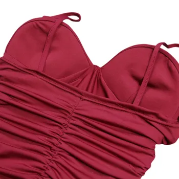 Seksi Bodycon Povoj Obleka Ženske Špageti Trak Črn Plašč Mini Obleka Priložnostne Stranka Povodcem Obleko Vestidos 2020 Novo Vestidos