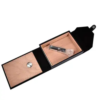 Shranjevanje Cigar Box Mini Cigar Humidor Vlažilnik Higrometer Cigar Polje Vlažilne Vlage Meter Opreme Polje