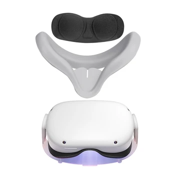 Silikonski Anti-znoj Oči Kritje Pad Kože EVA Dustproof Objektiv Anti Scratch Primeru za Oculus Quest 2 VR Slušalke Očala