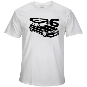 Smešno Avto T Srajce M3 E30 F36 Moške Poletne Vrhovi Kratek Rokav Obleka Tee Klasičen Moški Kul Bmw T-Shirt Moški Superšportnega(S-XXXL)
