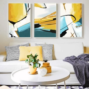 Sodobno Abstraktno Multi Barve Platna Slike Wall Art Okraski Slike Nordijska Plakatov Tiskanje Dnevna Soba Home Office Dekor
